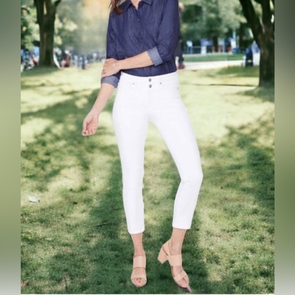 NYDJ White Ankle & Cropped Jeans Tried on, never worn
